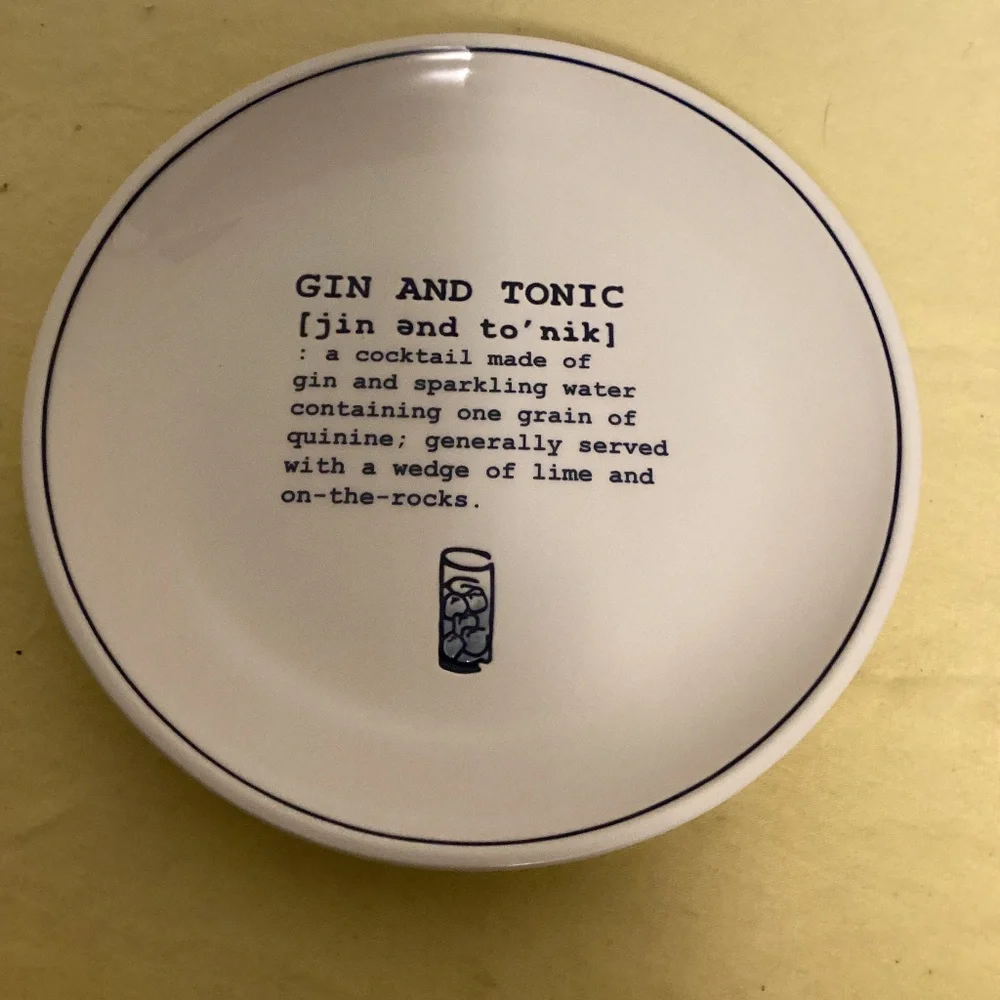 POTTERY BARN COCKTAIL DEFINED PLATES